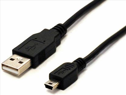 Bytecc USB 2.0 A - Mini B USB cable 11.8" (0.3 m) USB A Mini-USB B Black1