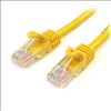 StarTech.com 15 ft Yellow Snagless Category 5e (350 MHz) UTP Patch Cable networking cable 179.9" (4.57 m)1