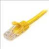 StarTech.com 15 ft Yellow Snagless Category 5e (350 MHz) UTP Patch Cable networking cable 179.9" (4.57 m)2