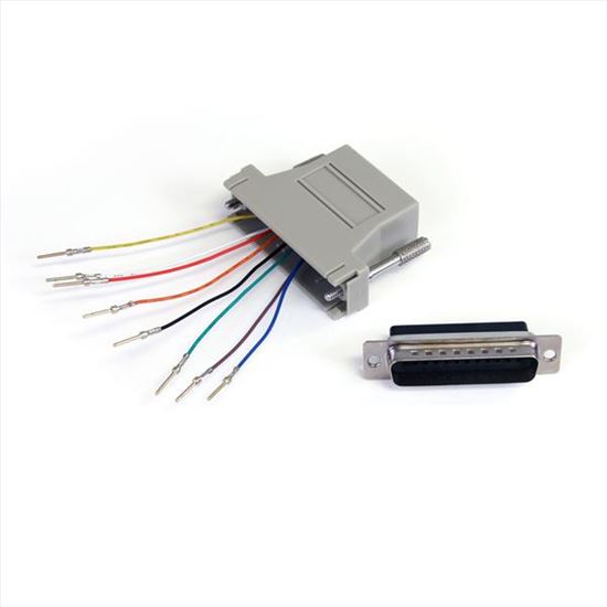 StarTech.com GC258MF cable gender changer DB-25 RJ-45 Gray1