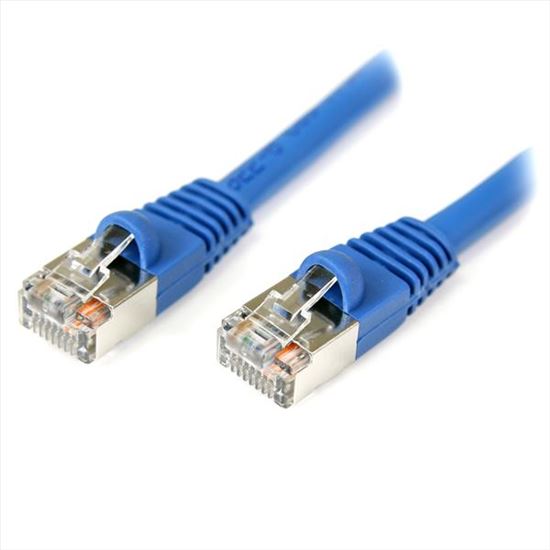 StarTech.com 3 ft Blue Shielded (Snagless) Category 5e (350 MHz) STP Patch Cable networking cable 35.8" (0.91 m)1