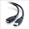 C2G 1m USB 3.0 A Male to Micro B Male Cable USB cable 39.4" (1 m) USB A Micro-USB B Black1