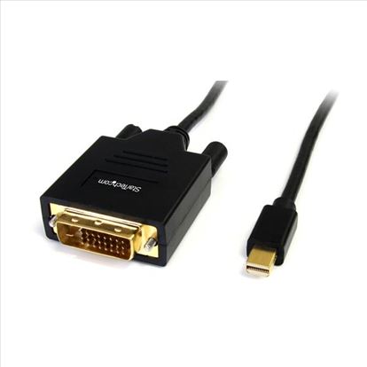 StarTech.com MDP2DVIMM6 video cable adapter 70.9" (1.8 m) Mini DisplayPort DVI-D Black1
