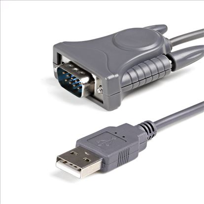 StarTech.com ICUSB232DB25 serial cable Gray 35.4" (0.9 m) USB Type-A DB-91