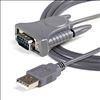 StarTech.com ICUSB232DB25 serial cable Gray 35.4" (0.9 m) USB Type-A DB-95