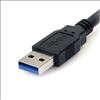 StarTech.com USB3SAB6BK USB cable 70.9" (1.8 m) USB 3.2 Gen 1 (3.1 Gen 1) USB A USB B Black3