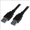 StarTech.com USB3SAA6BK USB cable 70.9" (1.8 m) USB 3.2 Gen 1 (3.1 Gen 1) USB A Black1