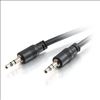 C2G 15ft CMG-Rated 3.5mm Stereo With Low Profile Connectors audio cable 179.9" (4.57 m) Black1