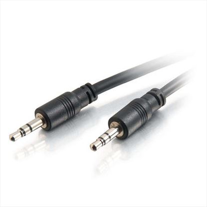 C2G 15ft CMG-Rated 3.5mm Stereo With Low Profile Connectors audio cable 179.9" (4.57 m) Black1