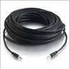 C2G 15ft CMG-Rated 3.5mm Stereo With Low Profile Connectors audio cable 179.9" (4.57 m) Black2