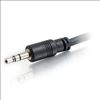 C2G 15ft CMG-Rated 3.5mm Stereo With Low Profile Connectors audio cable 179.9" (4.57 m) Black3