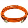 StarTech.com 50FIBLCLC5 fiber optic cable 196.9" (5 m) LC OM2 Orange2