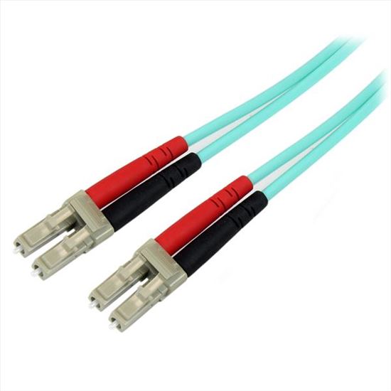 StarTech.com A50FBLCLC10 fiber optic cable 393.7" (10 m) LC OM3 Aqua color1