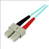 StarTech.com A50FBLCSC1 fiber optic cable 39.4" (1 m) LC SC OM3 Turquoise2