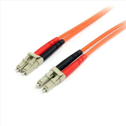 StarTech.com FIBLCLC5 fiber optic cable 196.9" (5 m) LC Orange1