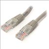 StarTech.com 15 ft Grey Molded Category 5e (350 MHz) UTP Patch Cable networking cable Gray 179.9" (4.57 m)1