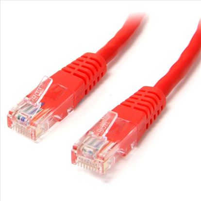 StarTech.com 3 ft Red Molded Category 5e (350 MHz) UTP Patch Cable networking cable 35.8" (0.91 m)1