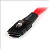 StarTech.com SAS8087S450 Serial Attached SCSI (SAS) cable 1.97" (0.0500 m) Black, Red2