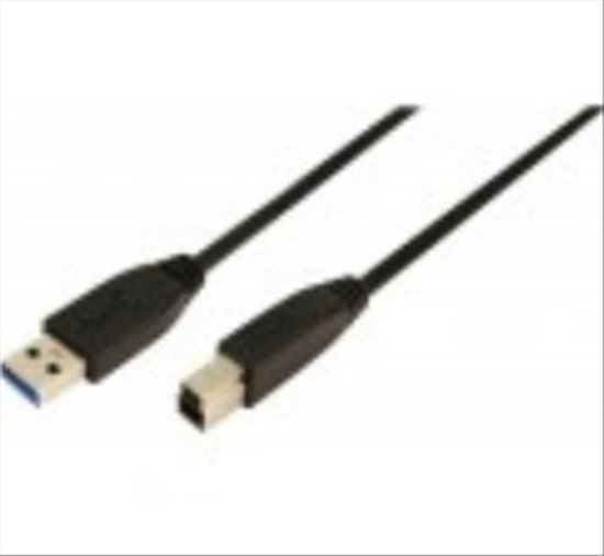 Unirise USB3-AB-06F USB cable 72" (1.83 m) USB 3.2 Gen 1 (3.1 Gen 1) USB A USB B Black1