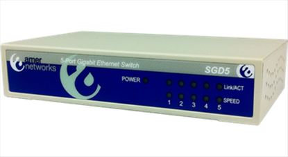 Amer Networks SGD5 network switch Unmanaged Gigabit Ethernet (10/100/1000) Blue, White1