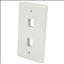 StarTech.com PLATE2WH wall plate/switch cover White1
