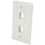 StarTech.com PLATE2WH wall plate/switch cover White1