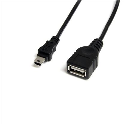 StarTech.com USBMUSBFM1 USB cable 11.8" (0.3 m) USB A Mini-USB B1