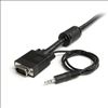 StarTech.com MXTHQMM30A video cable adapter 358.3" (9.1 m) VGA (D-Sub) + 3.5mm Black2