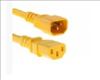 Unirise 1.5 m C13/C14 Yellow 59.1" (1.5 m) C13 coupler C14 coupler1