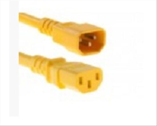 Unirise 1.5 m C13/C14 Yellow 59.1" (1.5 m) C13 coupler C14 coupler1