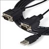 StarTech.com ICUSB2322F serial cable Black 82.7" (2.1 m) USB 2.0 A 2 x DB-95