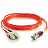 C2G 11116 fiber optic cable 118.1" (3 m) LC SC OFC Orange2