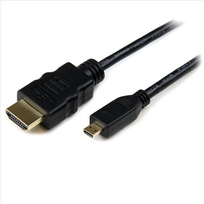 StarTech.com HDMIADMM6 HDMI cable 70.9" (1.8 m) HDMI Type A (Standard) HDMI Type D (Micro) Black1