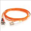 C2G 11132 fiber optic cable 236.2" (6 m) LC ST/BFOC OFC Orange2