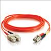 C2G 2m LC/SC fiber optic cable 78.7" (2 m) OFC Orange2
