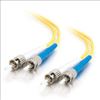 C2G 11236 fiber optic cable 39.4" (1 m) ST/BFOC Yellow1