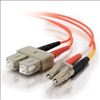 C2G 11126 fiber optic cable 787.4" (20 m) LC SC Orange1