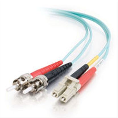 C2G 11013 fiber optic cable 196.9" (5 m) LC ST/BFOC Blue1