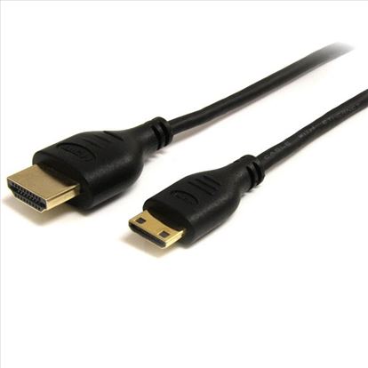 StarTech.com HDMIACMM3S HDMI cable 35.8" (0.91 m) HDMI Type A (Standard) HDMI Type C (Mini) Black1
