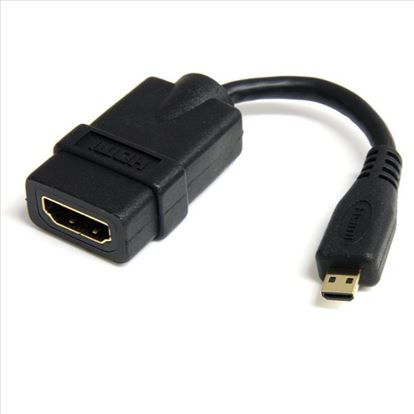StarTech.com HDADFM5IN HDMI cable 5" (0.127 m) HDMI Type A (Standard) HDMI Type D (Micro) Black1