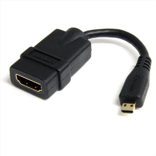 StarTech.com HDADFM5IN HDMI cable 5" (0.127 m) HDMI Type A (Standard) HDMI Type D (Micro) Black1