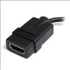 StarTech.com HDADFM5IN HDMI cable 5" (0.127 m) HDMI Type A (Standard) HDMI Type D (Micro) Black2