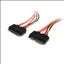 StarTech.com SATA22PEXT SATA cable 13.8" (0.35 m) SATA 22-pin SATA 7-pin + 15-pin Red1