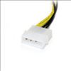 StarTech.com LP4PCIEX8ADP internal power cable 6.02" (0.153 m)3