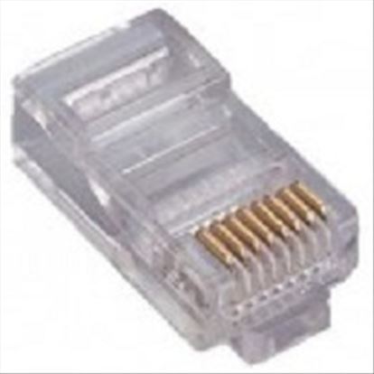 Unirise CAT5e RJ45, 100 Pack wire connector Transparent1