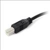 StarTech.com USB2HAB30AC USB cable 354.3" (9 m) USB 2.0 USB A USB B Black3