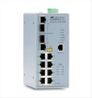 Allied Telesis AT-IFS802SP / POE (W) -80 Managed Gigabit Ethernet (10/100/1000) Power over Ethernet (PoE) Gray1