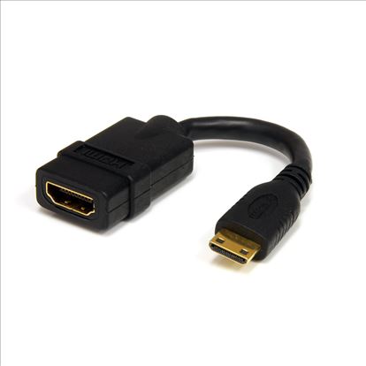 StarTech.com HDACFM5IN HDMI cable 5" (0.127 m) Mini HDMI Black1