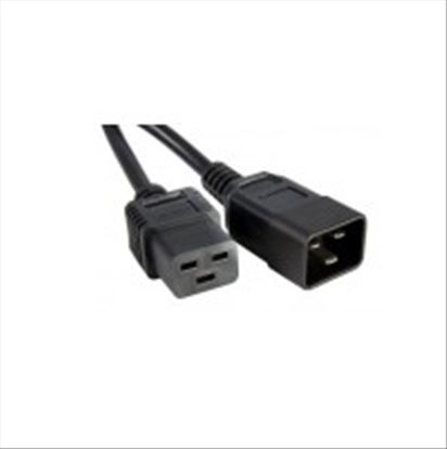 Unirise PWCD-C19C20-20A-04F-BLK power cable Black 47.6" (1.21 m) C20 coupler C19 coupler1