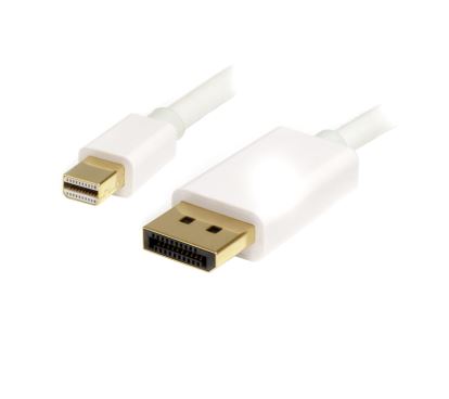 StarTech.com MDP2DPMM3MW DisplayPort cable 118.1" (3 m) mini DisplayPort White1